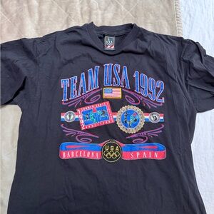 Vintage USA Olympics 1992 Black T-Shirt